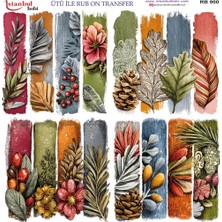 İstanbul Hobi Ütü ile Rub On Transfer Kağıdı 30X30CM RB-900
