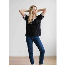 Moda Vyaka Tshirt Viskon Siyah