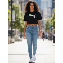 Caprix Activewear Spor Günlük Crop T-Shirt