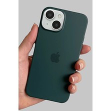 Pronorth IPhone 13 - 14 Uyumlu Kılıf Logolu Lansman Soft Yumuşak Içi Kadife Silikon Kapak