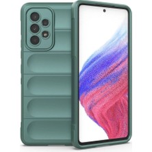 Mestore Samsung Galaxy A53 5g Kılıf Optimum Silikon - Koyu Yeşil