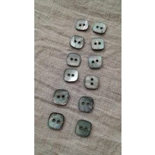 ILCARE Doğal Agoya Hakiki Inci Midye Kabugu Düğme 12 mm 12 Adet