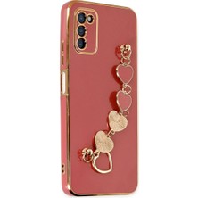 Mestore Samsung Galaxy A03S Kılıf Esila Silikon - Kırmızı