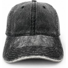 Aydın Şapkacınız Unisex Yıkanmış Eskitme Şapka %100 Pamuk Ayarlanabilir Vintage Baseball Cap