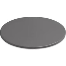 Pizza Taşı –  (Ø 36 Cm), Sırlı Kordierit Barbekü Pizza Taşı, Hızlı Isınır ve Isı Yayar, Tüm Manllar Için Uygundur (37 cm Çapındaki Kömür, Z, Pelet, Elektrik), Siyah (18412)
