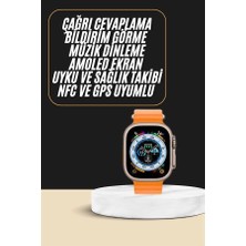 Svoria Store Akıllı Saat Amoled Ekran Bluetooth Bağlantılı Özel Tasarım Unısex