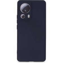 Mestore Xiaomi Mi 13 Lite Kılıf Nano Içi Kadife Silikon - Lacivert