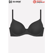 Gd Goldoremi Premium Kadın Destekli Push-Up Kutulu Tek Basic Sütyen