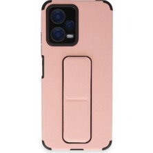 Mestore Xiaomi Poco X5 5g Kılıf Mega Standlı Silikon - Pudra