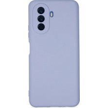 Mestore Huawei Nova Y70 Kılıf Nano Içi Kadife Silikon - Lila