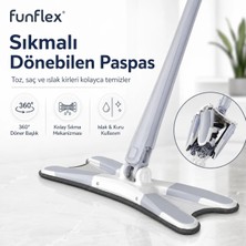 Funflex x Mop Pratik Sıkma Mekanizmalı Mikrofiber Temizlik Mop