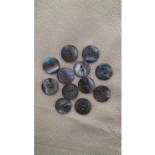 ILCARE Doğal Hakiki Inci Midye Kabugu Düğme 15 mm 12 Adet
