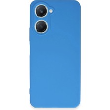 Mestore Vivo Y18 Kılıf First Silikon - Mavi