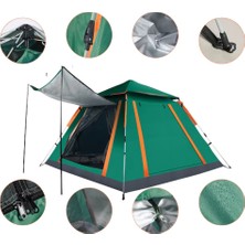 Svoria Store 4 5 Kişilik Kamp Çadırı Güneşlikli Suya Dayanıklı Geniş Hacimli Outdoor