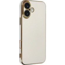 Mestore Apple Iphone 16 Kılıf Volet Silikon - Beyaz