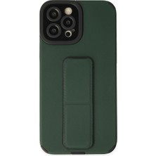 Mestore Apple Iphone 12 Pro Max Kılıf Mega Standlı Silikon - Yeşil