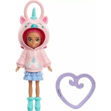 Svoria Store HKV98 Polly Pocket Kapüşonlu Bebekler