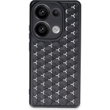 Mestore Xiaomi Redmi Note 13 Pro 5g Kılıf Petek Silikon Kapak - Siyah