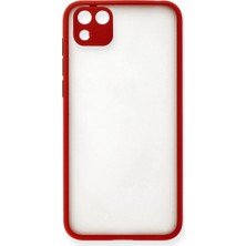 Mestore Huawei Y5P Kılıf Montreal Silikon Kapak - Kırmızı