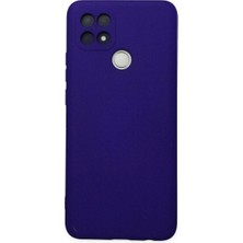 Mestore Oppo A15 Kılıf Nano Içi Kadife Silikon - Mor