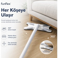 Funflex x Mop Mikrofiber Sıkmalı Mop Islak Kuru Yer Temizleme Paspası