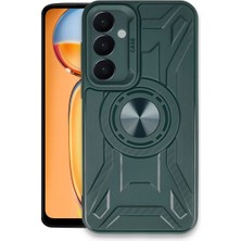 Mestore Samsung Galaxy A35 5g Kılıf Lincoln Silikon - Koyu Yeşil