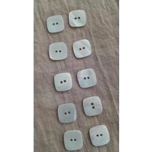 ILCARE Doğal Trokas Hakiki Inci Midye Kabugu Düğme -18 mm 10 Adet