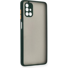 Mestore Samsung Galaxy M51 Kılıf Montreal Silikon Kapak - Yeşil