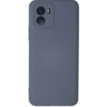 Mestore Vivo Y15S Kılıf Nano Içi Kadife Silikon - Gri