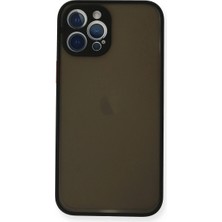 Mestore Apple Iphone 12 Pro Kılıf Montreal Silikon Kapak - Siyah