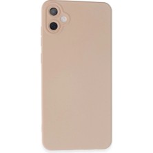 Mestore Samsung Galaxy A05 Kılıf Nano Içi Kadife Silikon - Pudra