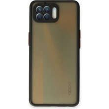 Mestore Oppo Reno 4 Lite Kılıf Montreal Silikon Kapak - Siyah
