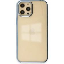 Mestore Apple Iphone 12 Pro Max Kılıf Element Silikon - Mavi
