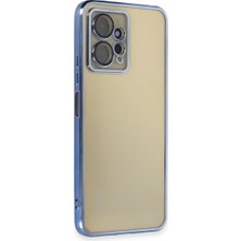 Mestore Xiaomi Redmi Note 12 4g Kılıf Razer Lensli Silikon - Açık Mavi