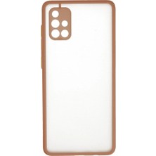 Mestore Samsung Galaxy A71 Kılıf Montreal Silikon Kapak - Pembe