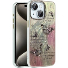 Mestore Apple Iphone 14 Kılıf Blade Aynalı Desenli Kapak - Desen 6
