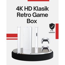 Svoria Store 2 Kollu Kablosuz 4K Tv Uyumlu Klasik Oyun Konsolu