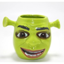 Svoria Store 3D Shrek Tasarımı Porselen Kupa Bardak ALK4507