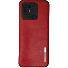 Svoria Store Xiaomi Redmi 10C Kılıf Loop Deri Silikon - Kırmızı