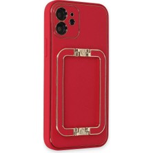 Mestore Apple Iphone 12 Kılıf Coco Elit Kapak - Kırmızı