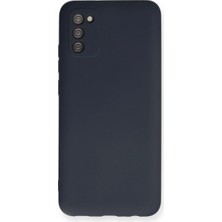 Mestore Samsung Galaxy A03S Kılıf Nano Içi Kadife Silikon - Lacivert