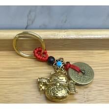 Svoria Store Metal Şans ve Bereket Kedisi Anahtarlık ALK4464