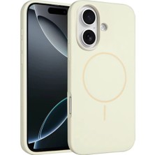 Mestore Joko Apple Iphone 16 Kılıf Jully Magsafe Kapak - Bej