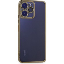 Mestore Xiaomi Redmi 12 Kılıf Razer Lensli Silikon - Gold