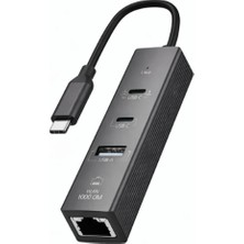 Epilons Type-C To 2 Type- Usb Gigabit Ethernet ZR1207