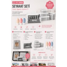 Pixue 4’ü 1 Arada Premium Seyahat Seti Çizgili Valiz Düzenleyici ve Bakım Seti 6 Lı Valiz Düzenleyici 9 Parça Seyahat Kozmetik Seti 1 Adet Ayakkabı Torbası 3 Adet Krem Kutusu Plaj Seti Pastel Renkler