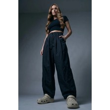 Passion Moda Evi Eşofman Rahatlığında Dökümlü Wide Leg Pantolon