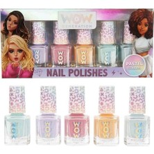 Sinerjim S00086712 - Wow Generation Pastel Renkli 5li Oje Seti