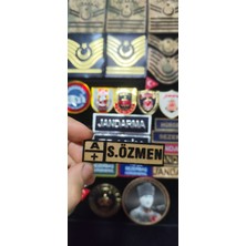 Çukurova Ütü Bizon Derisinden Compat Şapka Için Isimlik 7 cm x 2 cm Cırtlı (Komando, Kamuflaj)