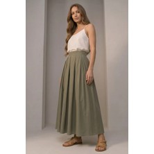 Passion Moda Evi Pileli Cepli Uzun Etek